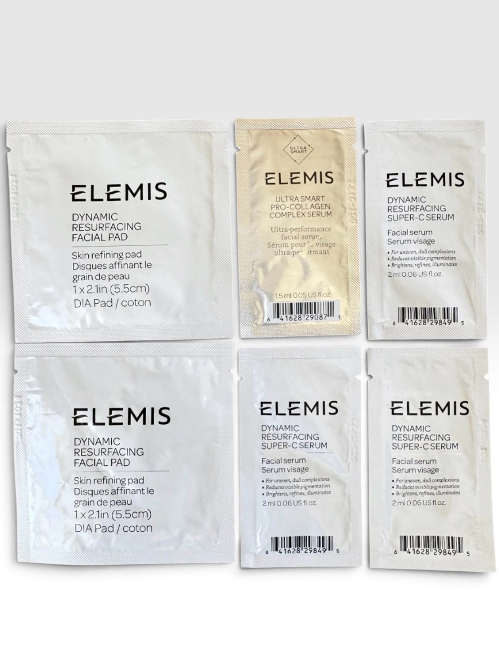 ELEMIS Ultra Smart Pro-Collagen Complex Serum Dynamic Resurfacing Super-C Pad